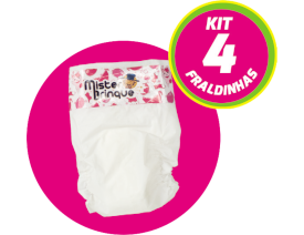 Kit 4 Fraldinhas Kit 4 Fraldinhas